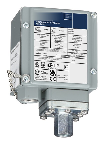 Industrial Pressure Switch (NEMA)