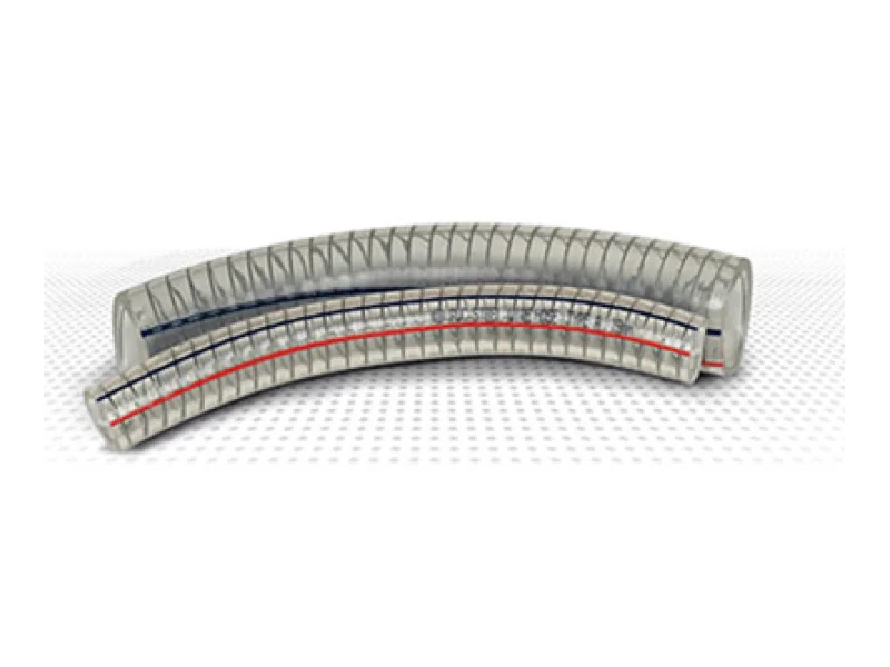 Çelik Telli Şeffaf PVC Hortum
