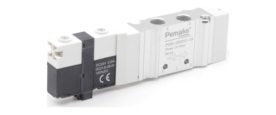 PV2E Serisi 2x3/2 Solenoid Valf
