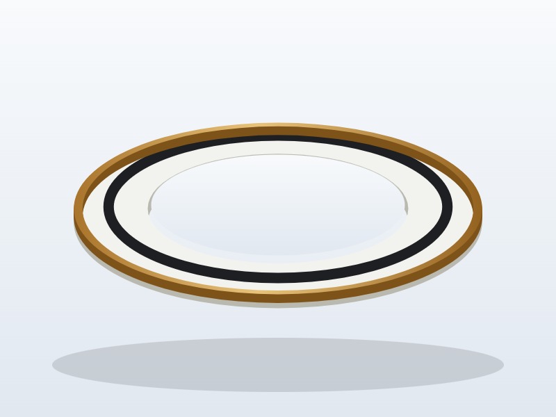 حلقة مكبس من التفلون (PTFE)