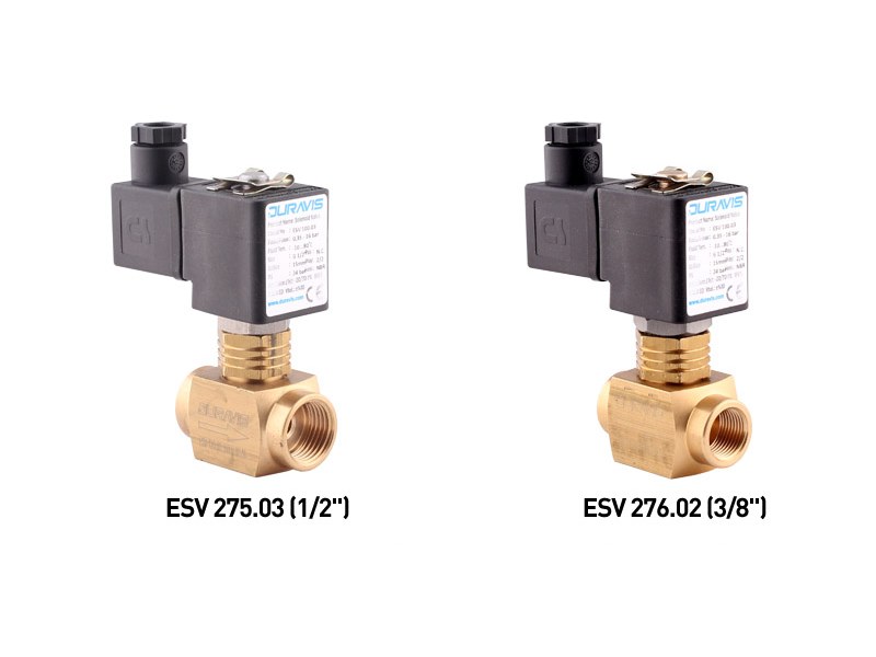 Buhar Solenoid Valf – Soğutma Boyunlu, Direkt Çekmeli (3/8"–1/2")