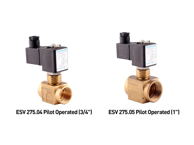 Buhar Solenoid Valf – Soğutma Boyunlu, Direkt Çekmeli (3/4"–1")