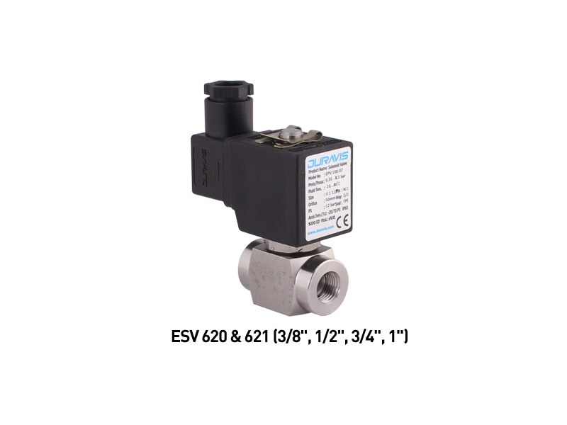 Paslanmaz Solenoid Valf – Direkt Çekmeli (3/4"–1")