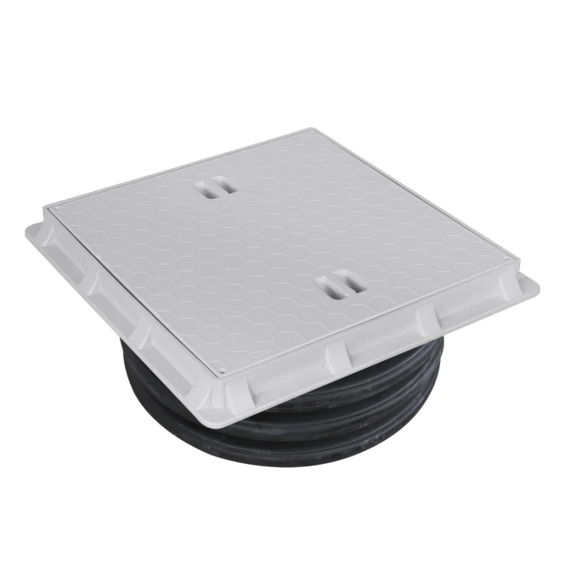 Ø300 mm Koruge Boru Uyumlu Plastik Rögar (Menhol) Kapağı