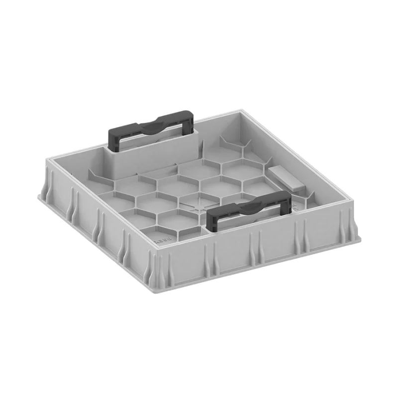 35×35 Zemin Uyumlu Plastik Rögar Menhol Kapak